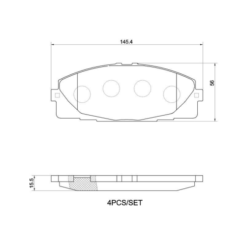 BREMBO Bremsbelagsatz, Scheibenbremse BEYOND LINE - Greenance P 83 139G