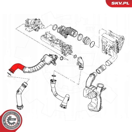 ESEN SKV Ladeluftschlauch 54SKV072