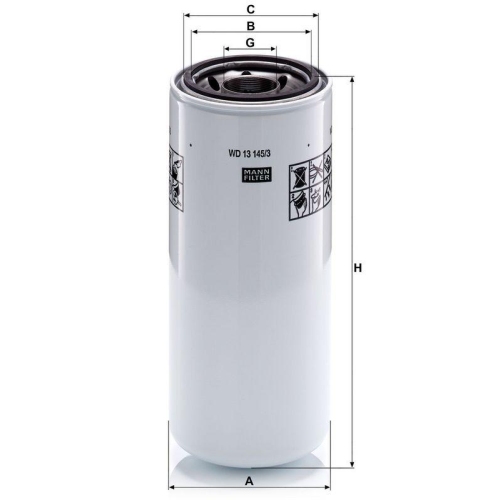 MANN-FILTER &Ouml;lfilter WD 13 145/3