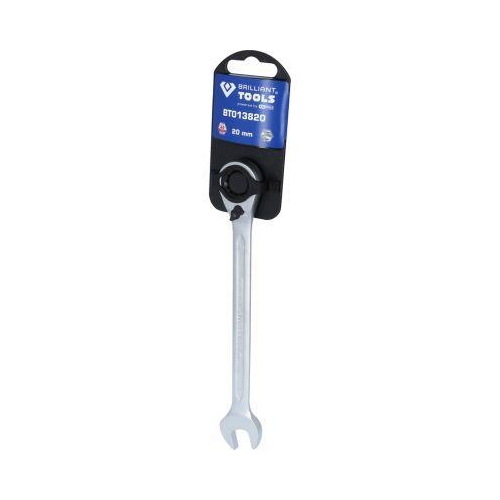 Ratschenringschl&uuml;ssel, umschaltbar, 20 mm BRILLIANT TOOLS BT013820