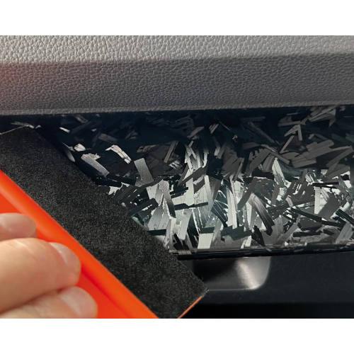 Foliatec COCKPIT Designfolie Forged Carbon Schwarz 3D verklebbar 152 x 20 cm