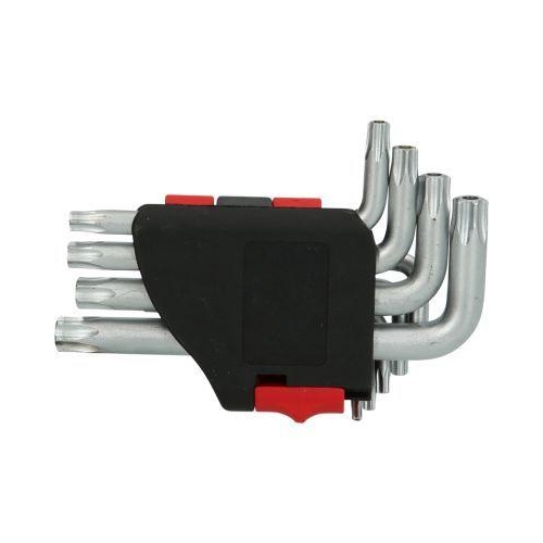 Torx-Winkelstiftschl&uuml;ssel-Satz mit Bohrung, kurz, 9-tlgTB10-TB50 KS TOOLS