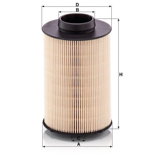 MANN-FILTER Kraftstofffilter PU 10 020 x
