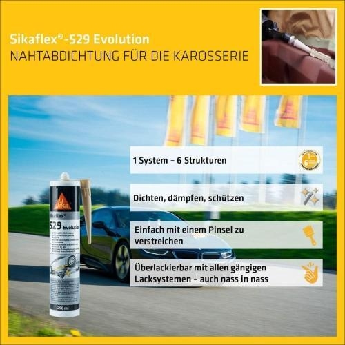 Sika Sikaflex 529 Evolution ocker 290ml Kartusche Dichtstoff spritzbar 626180