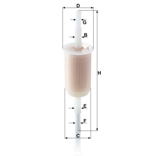 MANN-FILTER Kraftstofffilter WK 32