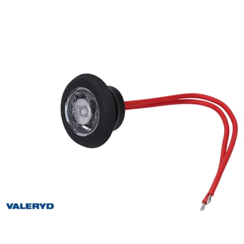 LED Positionsleuchte Valeryd &Oslash;32x17,2mm rot 12-36V mit je 0,15m Kabel Anh&auml;nger