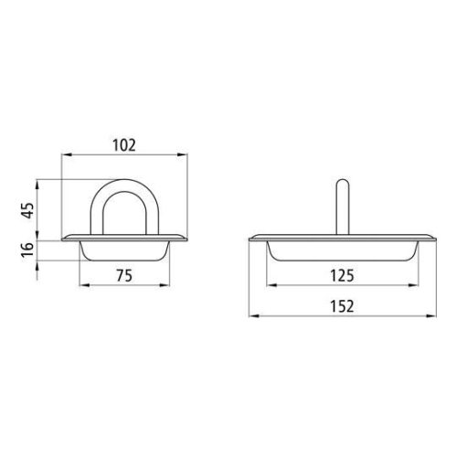 Lasche, lose, feuerverzinkt, f&uuml;r Zurrmulde Suer 295131392