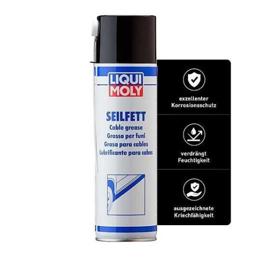 2x LIQUI MOLY Seilfett 500ml Spray Dose - Hohlraumversiegelung -Art.Nr. 6135