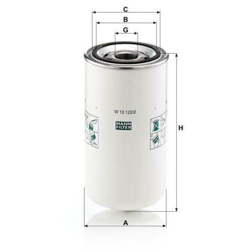 MANN-FILTER &Ouml;lfilter W 13 120/2