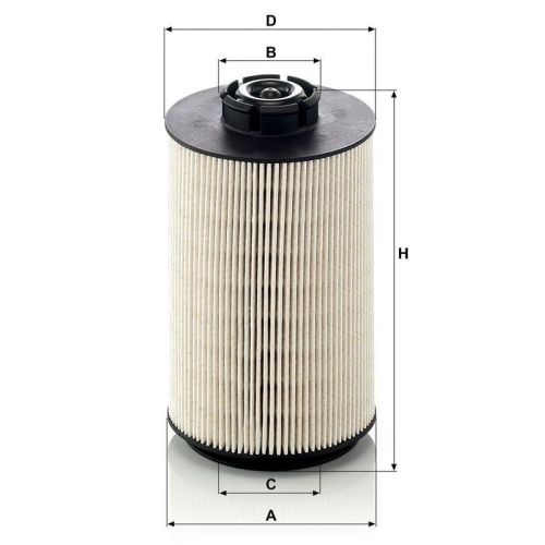 MANN-FILTER Kraftstofffilter PU 1058 x