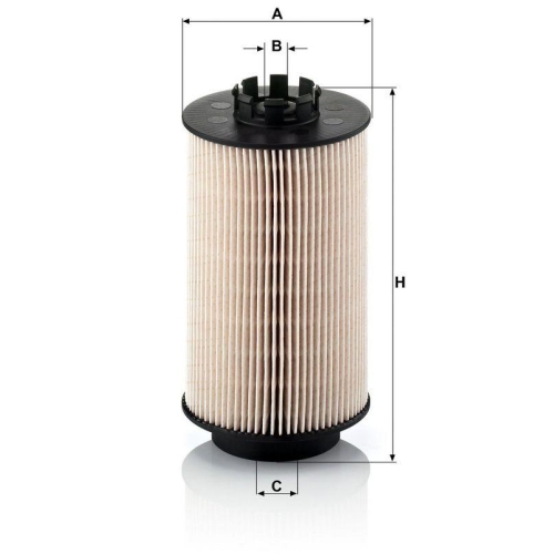 MANN-FILTER Kraftstofffilter PU 1059 x