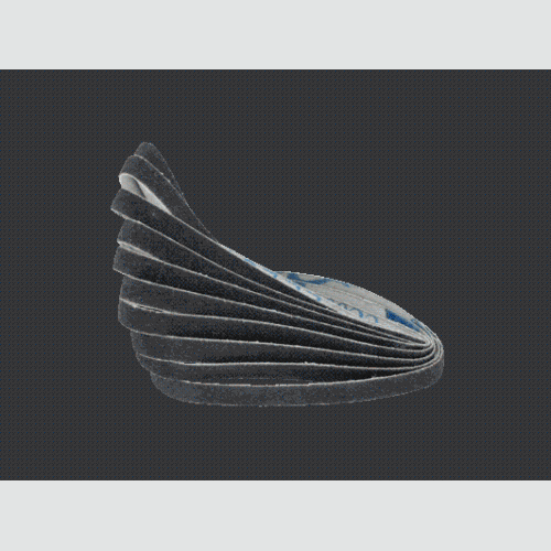 Schleifb&auml;nder f&uuml;r Druckluft-Bandschleifer, K&ouml;rnung 60 KS TOOLS 515.3562