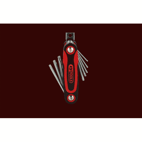 Torx-Winkelstiftschl&uuml;ssel-Klapphalter, 8-tlg KS TOOLS 158.3510