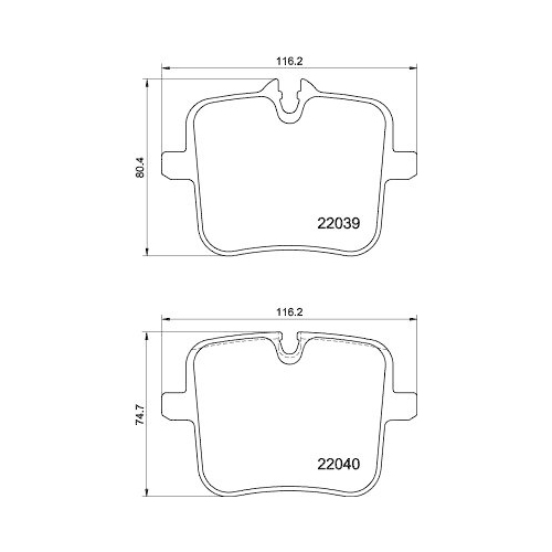 HELLA Bremsbelagsatz, Scheibenbremse 8DB 355 037-991