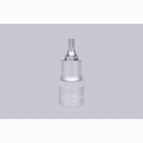 1/2 Zoll Bit-Stecknuss XZN, M6, 55 mm auf H&auml;nger KS TOOLS 911.1341-E