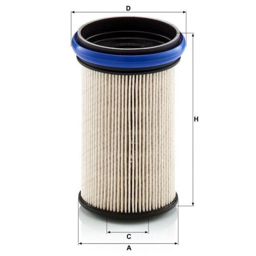 MANN-FILTER Kraftstofffilter PU 7013 KIT