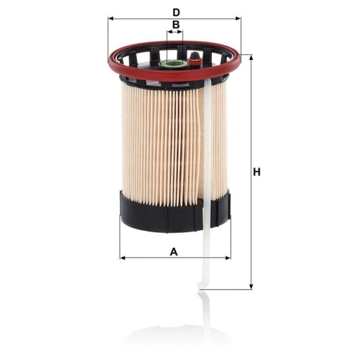 MANN-FILTER Kraftstofffilter PU 8014