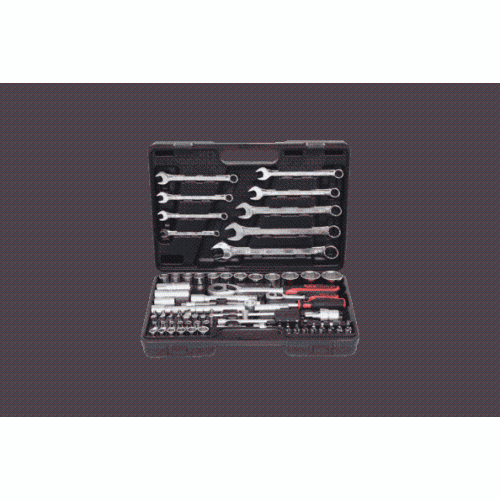 1/4 Zoll+1/2 Zoll Steckschl&uuml;ssel-Satz, 82-tlg KS TOOLS 911.0682