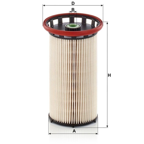 MANN-FILTER Kraftstofffilter PU 8028