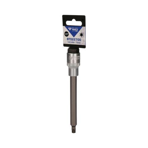 1/2 Zoll Torx-Bit-Stecknuss, 140 mm lang, T40 BRILLIANT TOOLS BT022700