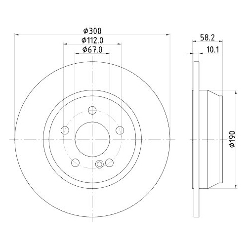HELLA Bremsscheibe PRO HC