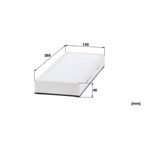 MANN-FILTER Filter, Innenraumluft CU 37 003