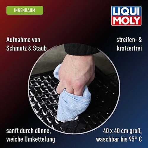 LIQUI MOLY Microfasertuch 1651 Reinigungstuch Autopflege Tuch