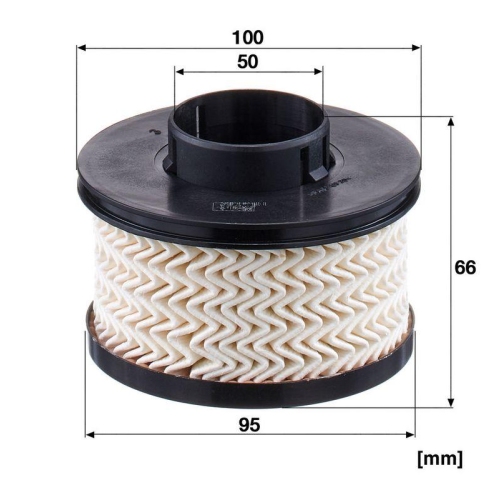 MANN-FILTER Kraftstofffilter PU 10 028 z