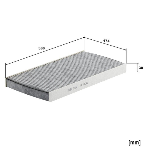 MANN-FILTER Filter, Innenraumluft CUK 36 006