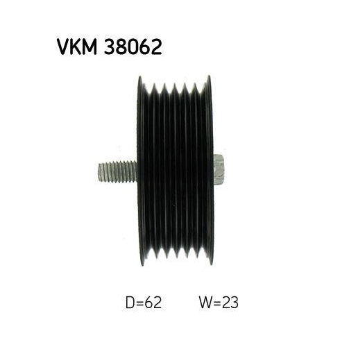 SKF Umlenk-/F&uuml;hrungsrolle, Keilrippenriemen VKM 38062