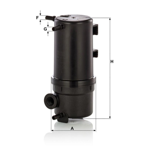MANN-FILTER Kraftstofffilter WK 10 046 z