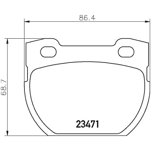 HELLA Bremsbelagsatz, Scheibenbremse 8DB 355 010-921
