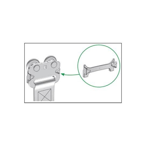 Edscha Seitenplanenroller BG mit Schutzclip, TIR Suer 660085800