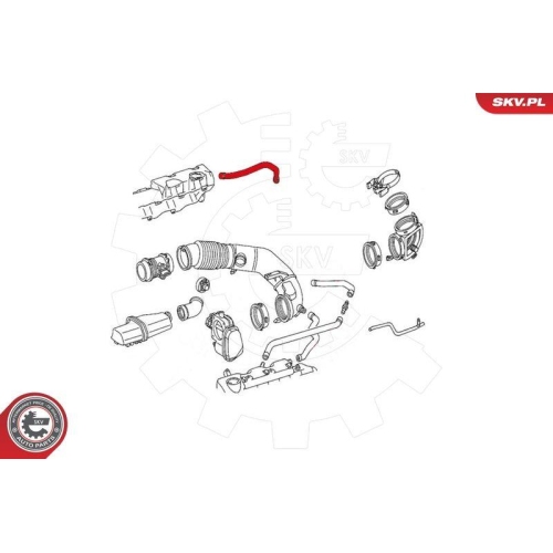 ESEN SKV Schlauch, Kurbelgehäuseentlüftung