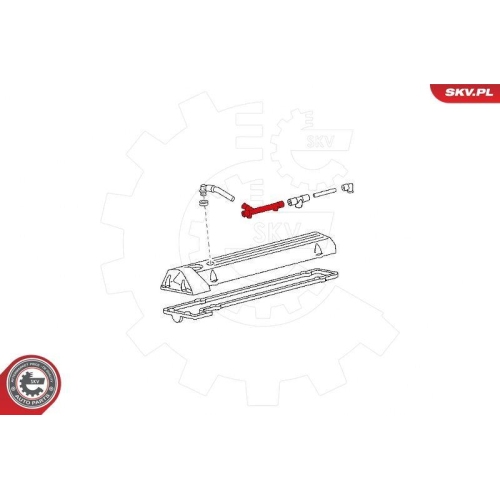 ESEN SKV Schlauch, Kurbelgehäuseentlüftung