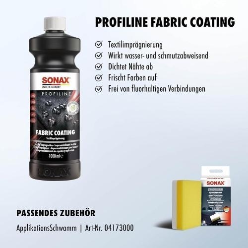 SONAX PROFILINE FabricCoating 1 Liter Textilimprägnierung Cabrio Sitze Zelte
