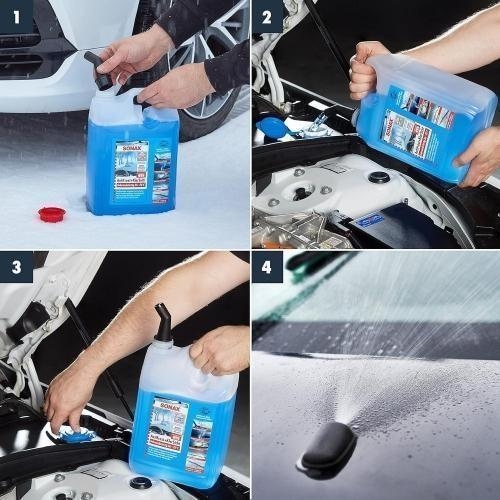 3x SONAX AntiFrost + Klarsicht bis -18&deg;C Sweet Home 5 Liter Scheibenfrostschutz