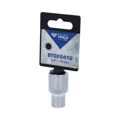 1/2 Zoll Zw&ouml;lfkant-Stecknuss, 10 mm BRILLIANT TOOLS BT022410