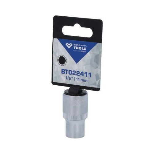 1/2 Zoll Zwölfkant-Stecknuss, 11 mm BRILLIANT TOOLS BT022411