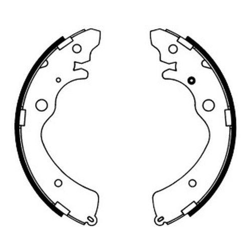 ABE Bremsbackensatz C04011ABE