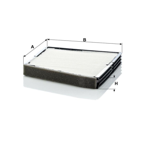 MANN-FILTER Filter, Innenraumluft CU 2337