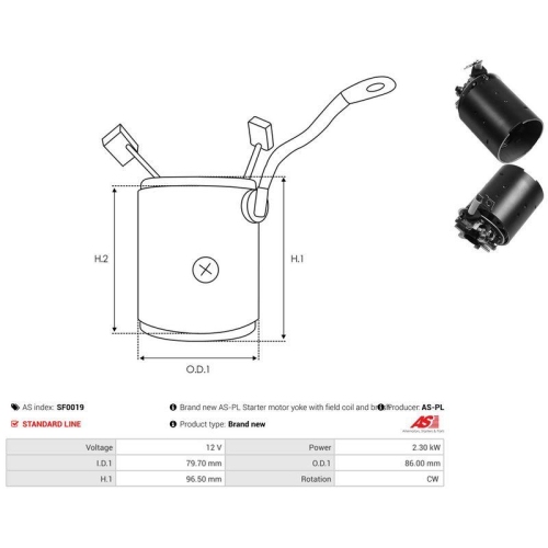 AS-PL Halter, Kohleb&uuml;rsten AS SF0019