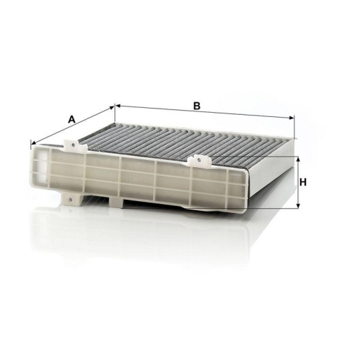 MANN-FILTER Filter, Innenraumluft CUK 2230/1