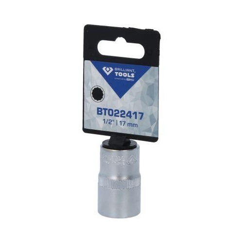 1/2 Zoll Zw&ouml;lfkant-Stecknuss, 17 mm BRILLIANT TOOLS BT022417
