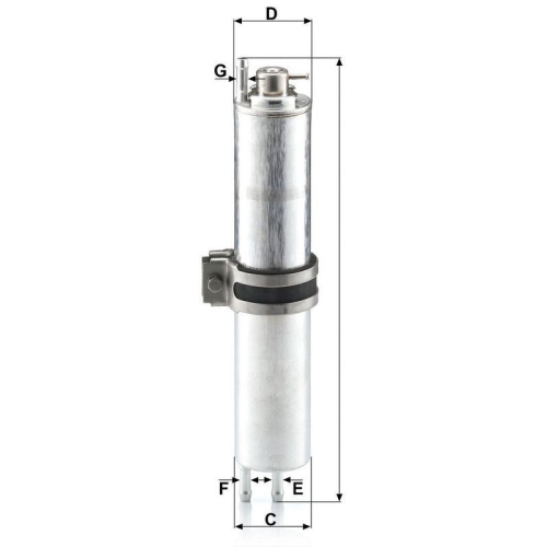 MANN-FILTER Kraftstofffilter WK 532/2