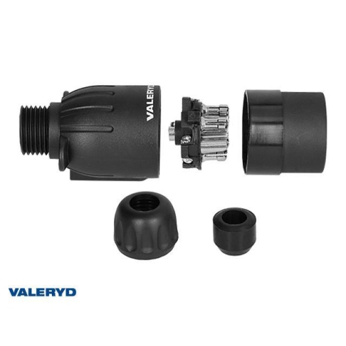 Stecker 7-polig. Schraubverschluss mit Magnet Anh&auml;nger Valeryd 3060018