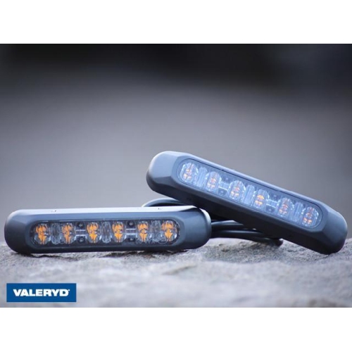 LED Warnleuchte Valeryd Arctic Night 132,2x28,2x28 mm gelb 1 m kabel Anh&auml;nger