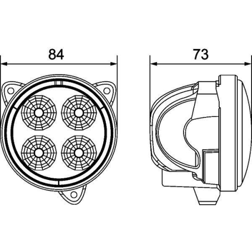 HELLA Arbeitsscheinwerfer 1G0 996 376-141
