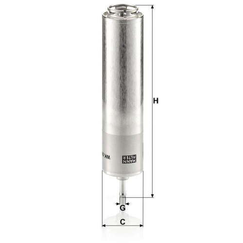MANN-FILTER Kraftstofffilter WK 5001