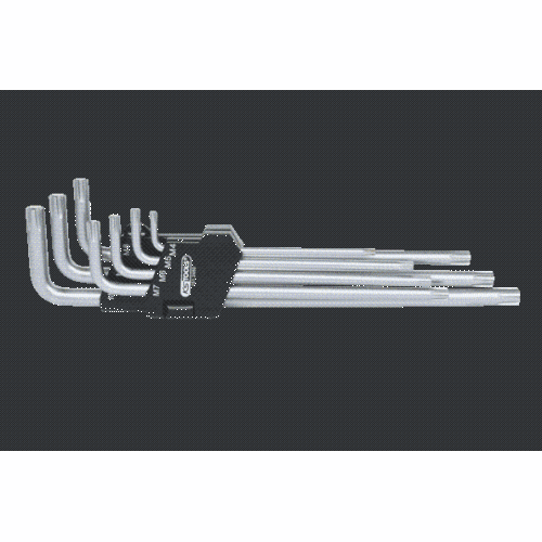 RIBE-Winkelstiftschl&uuml;ssel-Satz, lang, 7-tlg KS TOOLS 151.2450